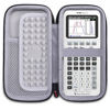 Picture of Hard Case Compatible with Texas Instruments TI-84 Plus CE/TI-84 Plus/TI-Nspire CX II CAS/TI-Nspire CX II/TI-83 Plus/TI-85 /TI-86 /TI30xs /TI36X Pro/TI 34 Color Graphing Calculator by XANAD (Gray)