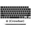 Picture of Bfenown Replacement Keycaps Keys for Macbook Air M2 M3 Retina 13.6'' A2681 A3113, MacBook Pro 14 16'' M2 M3 Pro A2779 A2780 A2918 A2992 A2991, Macbook Air M2 M3 15'' A2941 A3114 2022-2024 Year Black