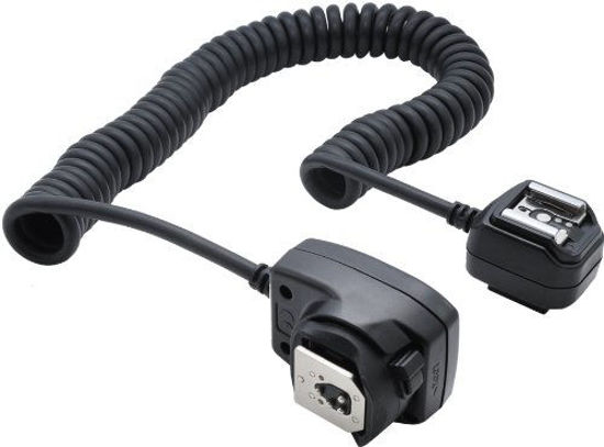 Picture of Xit XTSCC Heavy Duty Off-Camera Flash Cords that Stretch to 7.5-Feet for Canon (Black)