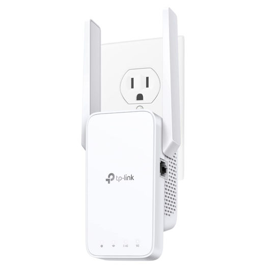 Picture of TP-Link AC750 WiFi Extender(RE215), Covers Up to 1500 Sq.ft and 20 Devices, Dual Band Wireless Repeater for Home, Internet Signal Booster with Ethernet Port