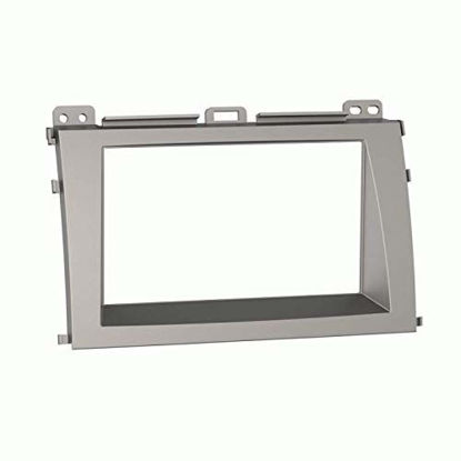 Picture of Carxtc Double Din Install Car Stereo Dash Kit for a Aftermarket Radio Fits 2003-2009 Lexus GX 470 Trim Bezel is Painted Gray Non Navigation Replacement