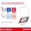 Picture of Kiorafoto SD Card Case with 36 Pack Individual Clear Plastic Memory Card Holders for 36 SD SDXC SDHC Cards,Water-Resistant Anti-Shock Anti-Dust SD Card Carrying Organizer Storage Protector with Labels