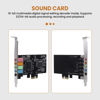 Picture of Jkjhbhged 5.1 Internal Sound Card for Windows 10 with Low Profile Bracket, 3D Stereo PCI-E, CMI8738 Chip 32/64 Bit Sound Card PCI, 500154344