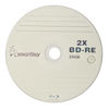 Picture of 40 Pack Smartbuy 2X 25GB Blue Blu-ray BD-RE Rewritable Branded Logo Blank Bluray Disc