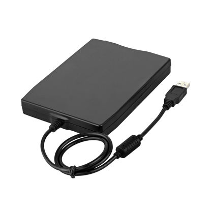 Picture of Floppy Disk Reader, Portable USB Port Powered Floppy Drive 3.5 inch External Floppy Disk Reader for PC Laptop