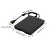 Picture of Floppy Disk Reader, Portable USB Port Powered Floppy Drive 3.5 inch External Floppy Disk Reader for PC Laptop