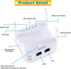 Picture of WiFi Extender WiFi Signal Amplifier,WiFi Extender, 4 Antennas, 2 LAN Ports, WiFi Repeater,Router and AP Mode, 200 Square Meters of WiFi Coverage,Suitable for Home and Outdoor