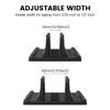 Picture of EAXBUX 3 in 1 Vertical Laptop Stand Holder,Adjustable ABS Plastic Desktop Notebook Dock,Vertical Laptop Stand Space-Saving for All MacBook/Surface/Samsung/HP/Dell/Chrome Book