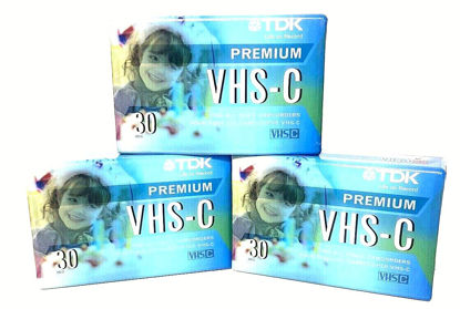 Picture of TDK 3-Pack of 30 Minute VHS-C Camcorder Tapes (TC-30HG)