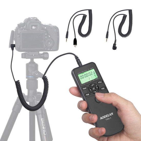 Picture of Timer Remote Shutter Release and Intervalometer with LCD and HDR for Sony a6000 a5100 a7II and for Minolta Cameras