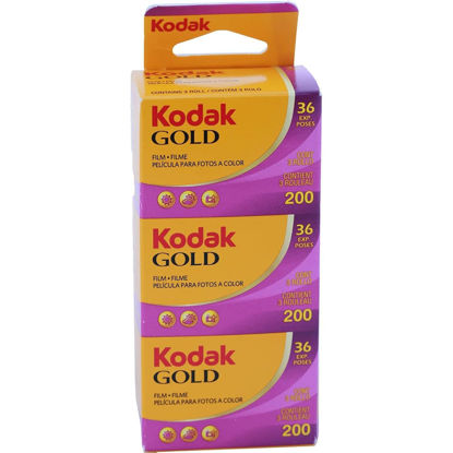 Picture of KODAK GOLD 200 Film / 3 pack / GB135-36-Vertical packaging