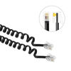 Picture of Lativu Phone Cord for Landline, 2 Pack RJ9 4P4C Telephone Cord, Phone Cable 4.5 Ft Uncoiled(0.72 Ft Coiled), Phone Handset Cord, Black