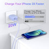 Picture of iPhone Charger Fast Charging [Apple MFi Certified] 2Pack 20W PD USB-C Wall Charger with 6FT USB-C to Lightning Cable Compatible with iPhone 14 13 12 11 Pro Max Mini Plus, XR XS X 8 and More