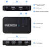 Picture of USB Switch Selector, 2 in 4 Out USB Switcher Share 2 Computers and 4 USB 2.0 Devices (Printer, Scanner, Keyboard, USB Flash Drive, Hard Disk Drive, Mouse), Including 2 USB Cables