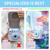 Picture of wogozan Protective Case for Fujifilm Instax Mini 12 Instant Camera - With Light-sensitive Holes, Lower Right Lens Fit, Specially Designed for Mini 12 Camera (Lilac Purple)