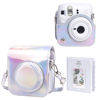 Picture of WOGOZAN Protective Case for Fujifilm Instax Mini 12 Instant Camera - with Light-Sensitive Holes, Lower Right Lens Fit, Specially Designed for Mini 12 Camera (Shiny Silver)