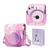 Picture of wogozan Protective Case for Fujifilm Instax Mini 12 Instant Camera - With Light-sensitive Holes, Lower Right Lens Fit, Specially Designed for Mini 12 Camera (Dreamy Clouds)