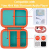 Picture of co2CREA Hard Case Compatible with Yoto Mini 2024 Edition Kids Audio Music Player Children Speaker Plays Audiobook Cards Radio and Card Case Hold up to Yoto 36 Cards, Teal Case