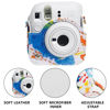 Picture of wogozan Protective Case for Fujifilm Instax Mini 12 Instant Camera -With Light-sensitive Holes, Lower Right Lens Fit, Specially Designed for Mini 12 Camera (Watercolor Graffiti)