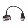 Picture of GearMo® Windows 10, 7 64-bit Compatible USB to Serial Adapter RS232 DB9 Short 8 Inch Cable