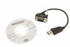 Picture of GearMo® Windows 10, 7 64-bit Compatible USB to Serial Adapter RS232 DB9 Short 8 Inch Cable