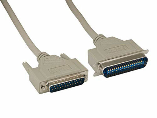 Picture of Cable Leader IEEE-1284 DB25M to CN36M Parallel Printer Cable (50 Foot (1 Pack))