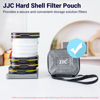 Picture of JJC Hard Shell Lens Filter Pouch Case for 10 Circular Filters Up to 67mm, Dustproof & Water-Resistant Camera Lens Filter Storage Wallet for ND UV CPL Filter