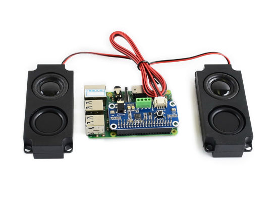 Picture of WM8960 Hi-Fi Sound Card HAT for Raspberry Pi 5/Pi 4B/3B+/Pi3B/Pi Zero 2W/ Zero W/Zero WH, Support Stereo Encode/Decode, Play/Record, Directly Drives Speakers to Play Music