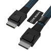 Picture of OIKWAN Oculink 2.0 SFF-8611 Interface Cable - Supports PCIe 4.0, 16 GT/s Data Rate，Connecting NVMe SSD,External Graphics Cards (eGPU)