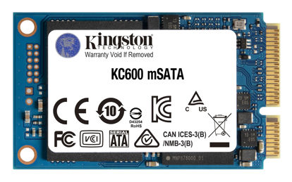 Picture of Kingston SSD KC600 256GB mSATA 3D TLC NAND SKC600MS/256G