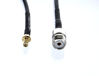 Picture of Handheld Antenna Cable for Wouxun Baofeng Quasheng Linton - RG58 Jumper / Adapter for UHF Base and Mobile Antennas - SMA Female to UHF SO-239 Female Connectors (3 ft US Made RG-58 coaxial jumper)