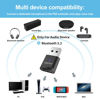 Picture of [Gen2] AK3040PLUS Bluetooth 5.2 USB APTX-Adaptive Transmitter for PS5 PC PS4, Dual Connection Wireless Audio Adapter Dongle for PC PS4 Switch (Only for Audio)