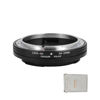 Picture of PHOLSY Lens Mount Adapter Manual Focus with Aperture Lever, Only Macro Shots, Compatible with Canon FD FL Mount Lens to Canon EOS EF-Mount Camera Body, FD to EOS, FD to EF