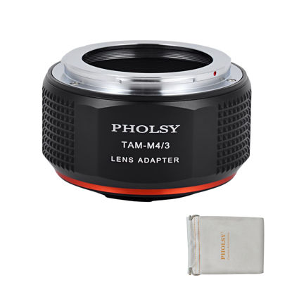 Picture of PHOLSY Lens Mount Adapter Compatible with Tamron ADAPTALL-2 Mount Lens to Micro Four Thirds (M4/3 MFT) Mount Camera Body Compatible with Olympus Panasonic Lumix Cameras Compatible with Tamron to M4/3