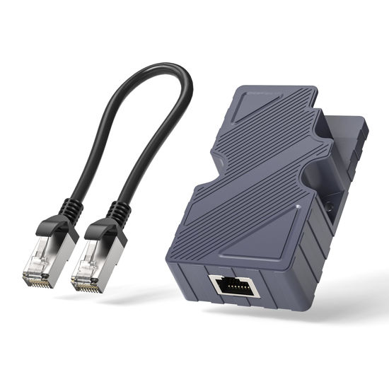 Picture of MSAFF Starlink Dishy Cable Adapter to RJ45 Connect StarLink Ethernet Adapter - Star Link Dishy V2 to PoE Injector