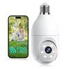 Picture of Light Bulb Security Camera Wireless Outdoor Indoor, 5G&2.4G WiFi Security Cameras with Patrol Function, AI Human Detection, Motion Tracking, Two-Way Talk, Color Night Vision, Alarm, 24/7 Recording