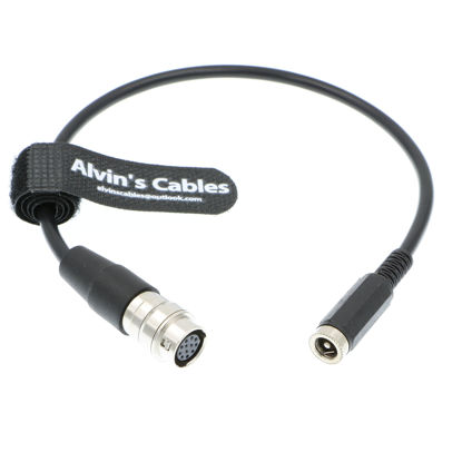 Picture of Alvin's Cables 12 Pin Hirose to DC 12v Female Cable for GH4 Power B4 2/3" Camera Lens