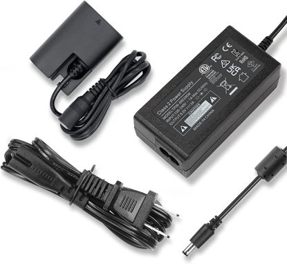 Picture of HY1C ACK-E6 AC Power Adapter LP-E6/LPE6N/LPE6NH Dummy Battery Kit for Canon EOS R, R5, R6, R7, 5D Mark III IV, 6D, 7D, R6 5D 6D 7D Mark II, 90D 80D 70D Cameras.