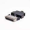 Picture of Elecbee SCSI Connector 50 Pin 180 Degree Black Push Button Solder Type for Cable, Compatible with Hard Drives Scanners Printers and Other SCSI Peripherals