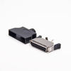 Picture of Elecbee SCSI Connector 50 Pin 180 Degree Black Push Button Solder Type for Cable, Compatible with Hard Drives Scanners Printers and Other SCSI Peripherals