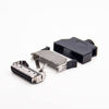 Picture of Elecbee SCSI Connector 50 Pin 180 Degree Black Push Button Solder Type for Cable, Compatible with Hard Drives Scanners Printers and Other SCSI Peripherals