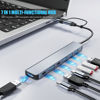 Picture of PANPEO Aluminum 7 in 1 USB C & USB Hub with USB 3.0, USB 2.0 Ports for PC/Laptops/MacBook Pro/Air/iMac/iPad and More Devices