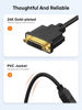 Picture of CableCreation HDMI to DVI Short Cable 0.5ft, Bi-Directional DVI-I (24+5) Female to HDMI Male Adapter 1080P DVI to HDMI Converter Compatible with Xbox, PC, TV Box, PS5, Blue-ray, Switch