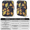 Picture of 6.8 Inch Sleeve Bag, Protective Nylon Case Cover Compatible with All-New-Kindl/Kids E-Reader Tablet Devices (Black Flower)