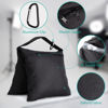 Picture of 2 Packs Sandbags Weight Bags for Light Stand Photography Video Support, Heavy Duty Saddlebags for Backdrop Stand, Photo Tripod, Outdoor Canopy, Pop up Tent, Umbrella Base, Fishing Chair, Wedding Shed