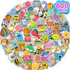 Picture of Apakkai Stickers for Kids, 600Pcs Water Bottle Stickers for Teens, Cute Vinyl Waterproof Aesthetic Scrapbook Halloween Stickers Pack for Laptop Computer, Kawaii Animal Stickers for Boys Girls Adults