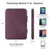 Picture of MoKo 7-8 Inch Tablet Sleeve Bag, Polyester Pouch Cover Case Fits iPad Mini (6th Gen) 8.3" 2021, iPad Mini 5/4/3/2/1, Samsung Galaxy Tab S2 8.0, Tab A 8.0, ZenPad Z8s 7.9, Purple