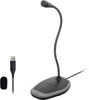 Picture of USB Microphone, Plug & Play Microphone for PC, Desktop Omnidirectional Condenser Laptop Mic, Mute Button with LED Indicator, Compatible with Windows/Mac, Ideal for YouTube Videos, Skype, Recording