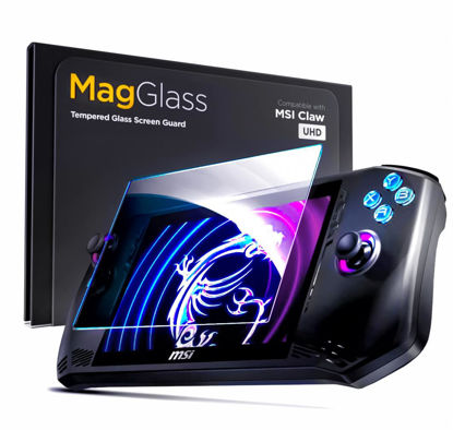 Picture of magglass Screen Protector for MSI Claw A1M, UHD Tempered Glass Display Guard (Handheld Gaming Console) (HD)