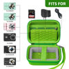 Picture of Carrying & Protective Case for Digital Camera, AbergBest 21 Mega Pixels 2.7" LCD Rechargeable HD/Kodak Pixpro/Canon PowerShot ELPH 180/190 / Sony DSCW800 / DSCW830 Cameras for Travel - Grass Green